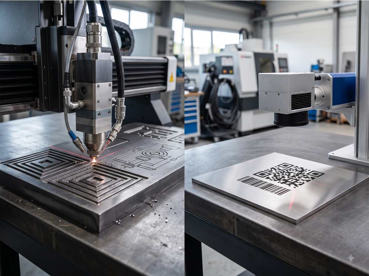 Laser engraving vs laser marking comparison